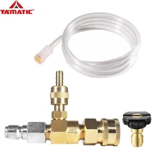 YAMATIC Pressure Washer Adjustable Chemical Injector Kit 3/8" Connector