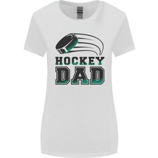 Eishockey Vatertag Damen Breiter Schnitt T-Shirt