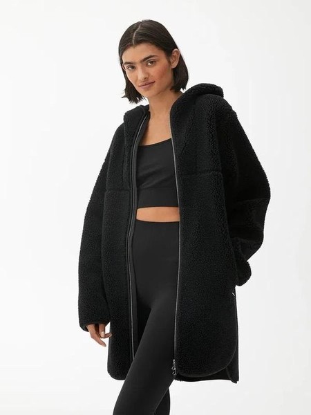 Women ARKET Jacket Black Polyester 40