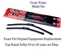 EXACT FIT Front Windscreen Wiper Blades Fit BMW 4 Series Coupe & Cabrio 2013 On