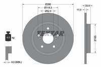 Textar Bremsscheibe 92195200