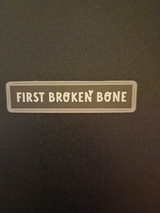 Creative Memories First Broken Bone Scrapbook Die Cut Doctor Hospital Accident
