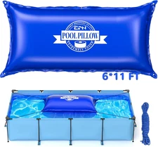 6 X 11 Ft Pool Pillows for above Ground Pools, 0.5Mm Thick PVC Cold-Resistant Po