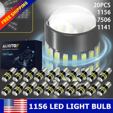 20x Super Bright White 1156 1141 1003 Rv Trailer 48-smd Led Interior Light Bulbs