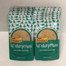 44 Purina Friskies Cat Food Complement Lil’ Slurprises Surimi Whitefish 09/25