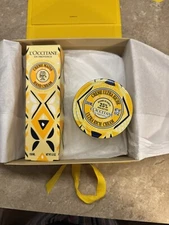 l'occitane en Provence Vanilla Bouquet 2PC Gift Skin Care Body & Hand Cream NIB