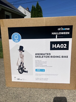 Skeleton Riding Trike Animated Skeleton On Tricycle
