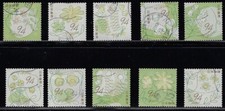 Japan 2023 Flowers in Daily Life 94Y Complete Used Set Sc# 4694 a-j