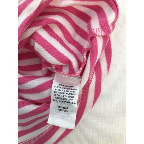 Pullover smanicato Caslon donna taglia small rosa bianco a righe scollo a scoop canotta - Foto 6 di 6