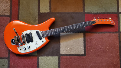 Yamaha エレキギター SG-3C オレンジ フライングバナナ Vintage Yamaha SG-3C Flying Banana Electric Guitar + New