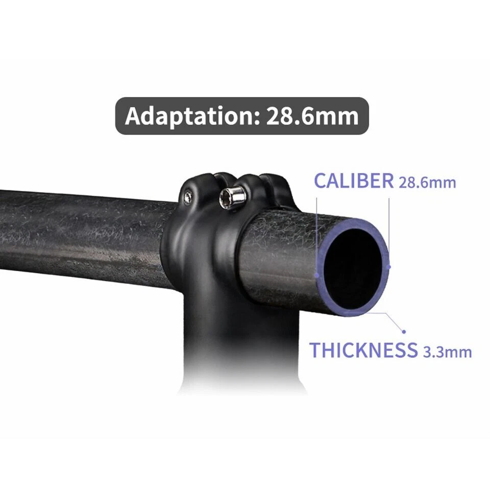 TOSEEK Carbon Fiber Road Bike Fork Bicycle UD/3K Rigid Forks 700C Steerer Tube - Image 2 of 4