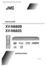 JVC XV-N680B XV-N682S DVD Player Owners Instruction Manual Reprint