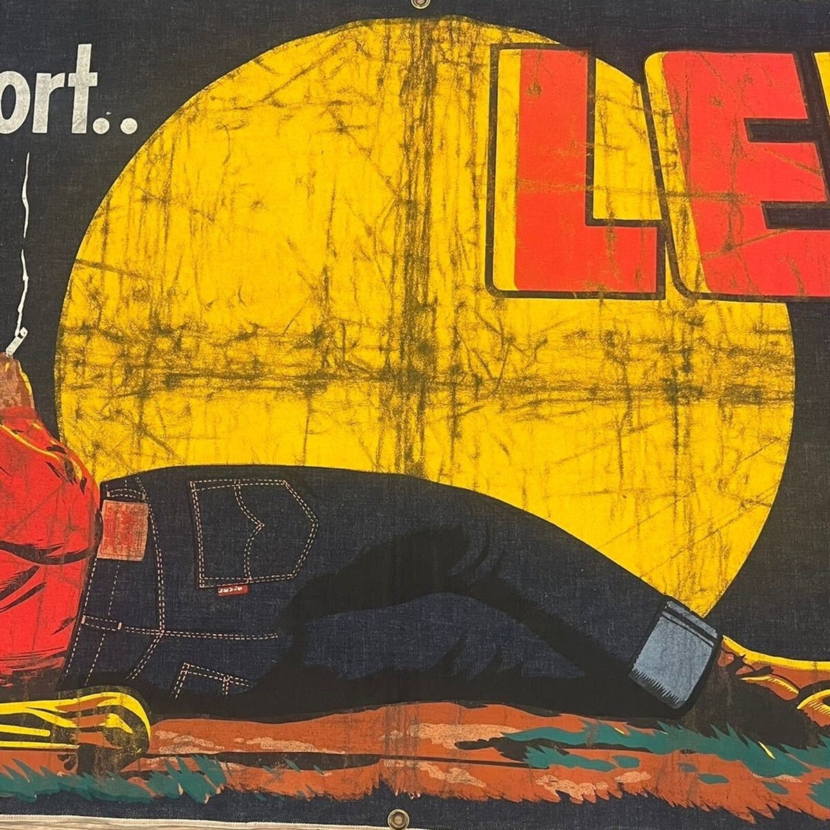 Levi's America's Finest Overall Denim Banner 501xx American