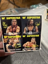 WWF Superstars Stickers Coliseum Video Bret Hart Shawn Michaels WWE Vintage 1995