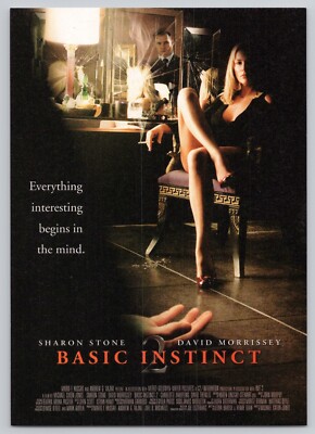 Basic Instinct 2 2006 Film Sharon Stone David Morrissey - Movie Poster Postcard