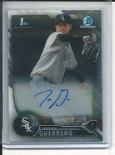 2016 Bowman Chrome Prospects Jordan Guerrero #CPA-JGU Auto