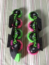RD Roller Derby Inline Wheel casing and wheels,Gently Used..0 Miles Used 