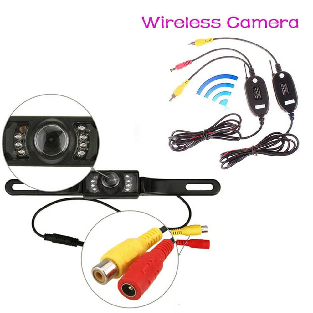 Wireless Car 5" Monitor  Backup Camera Rear View HD Parking System Night Vision
