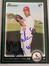 Fernando Salas Signed Inscribed 