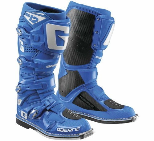 Garrne SG-12 MX Boots - Solid Blue 
