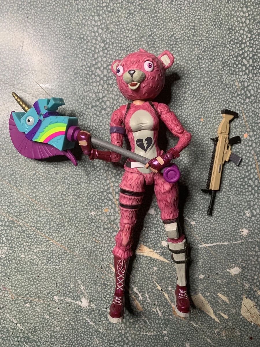 McFarlane Toys Fortnite Cuddle Team Leader Pink Bear Action Figure