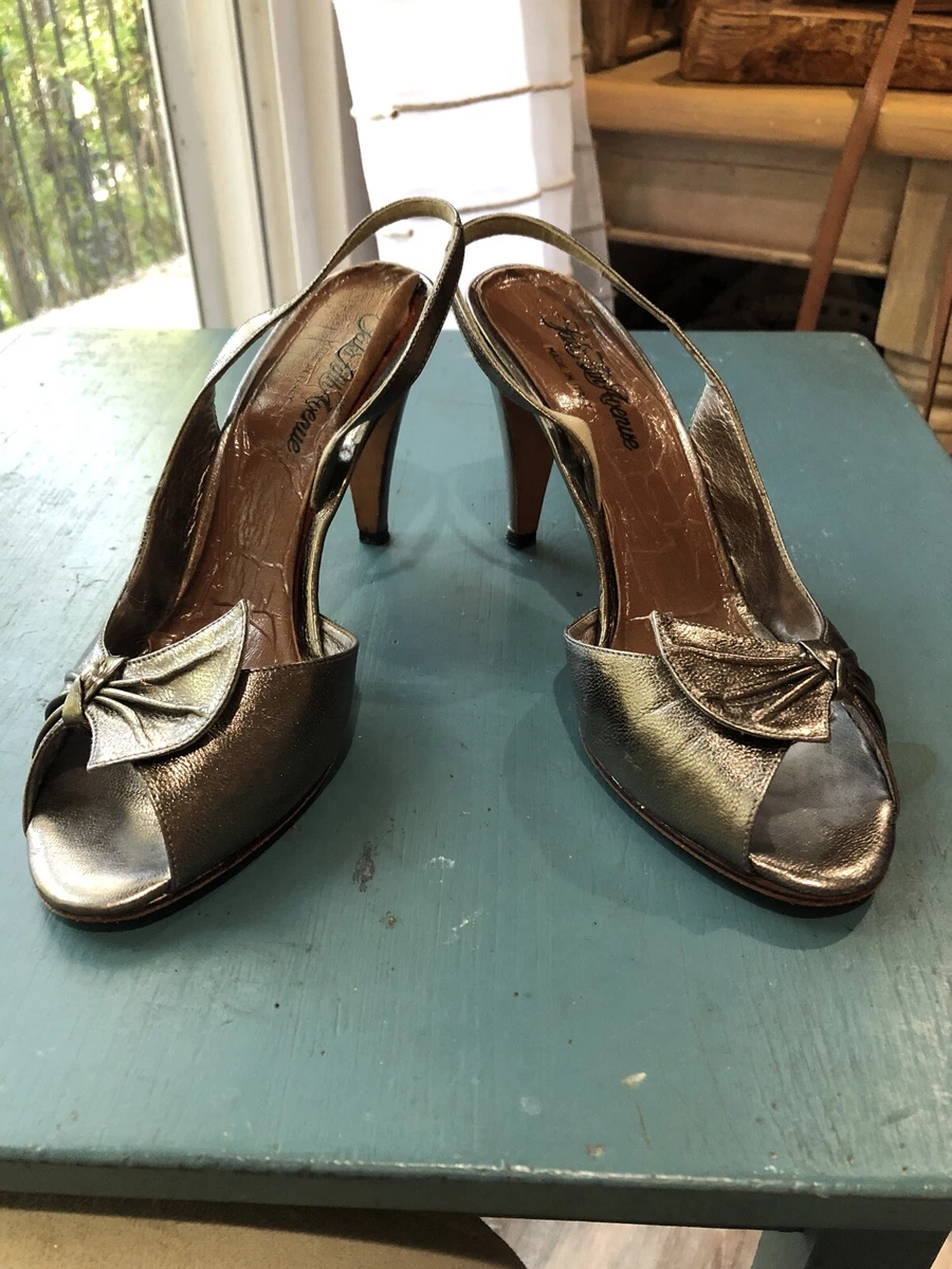 Bronze metallic hotsell pumps