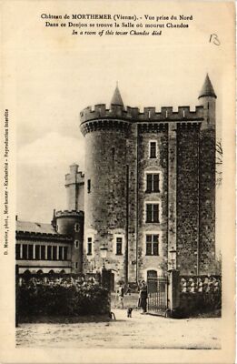 Old postcard AK Castle of Morthemer view taken from the North In this Dungeon is located (365896)