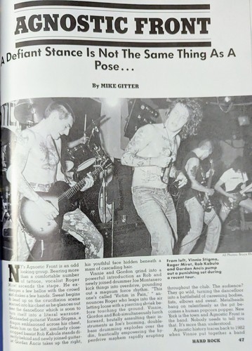 Hard Rock Magazine November 1986 Van Halen, Dio, Black n Blue, Iron Maiden, Rare - Picture 9 of 19