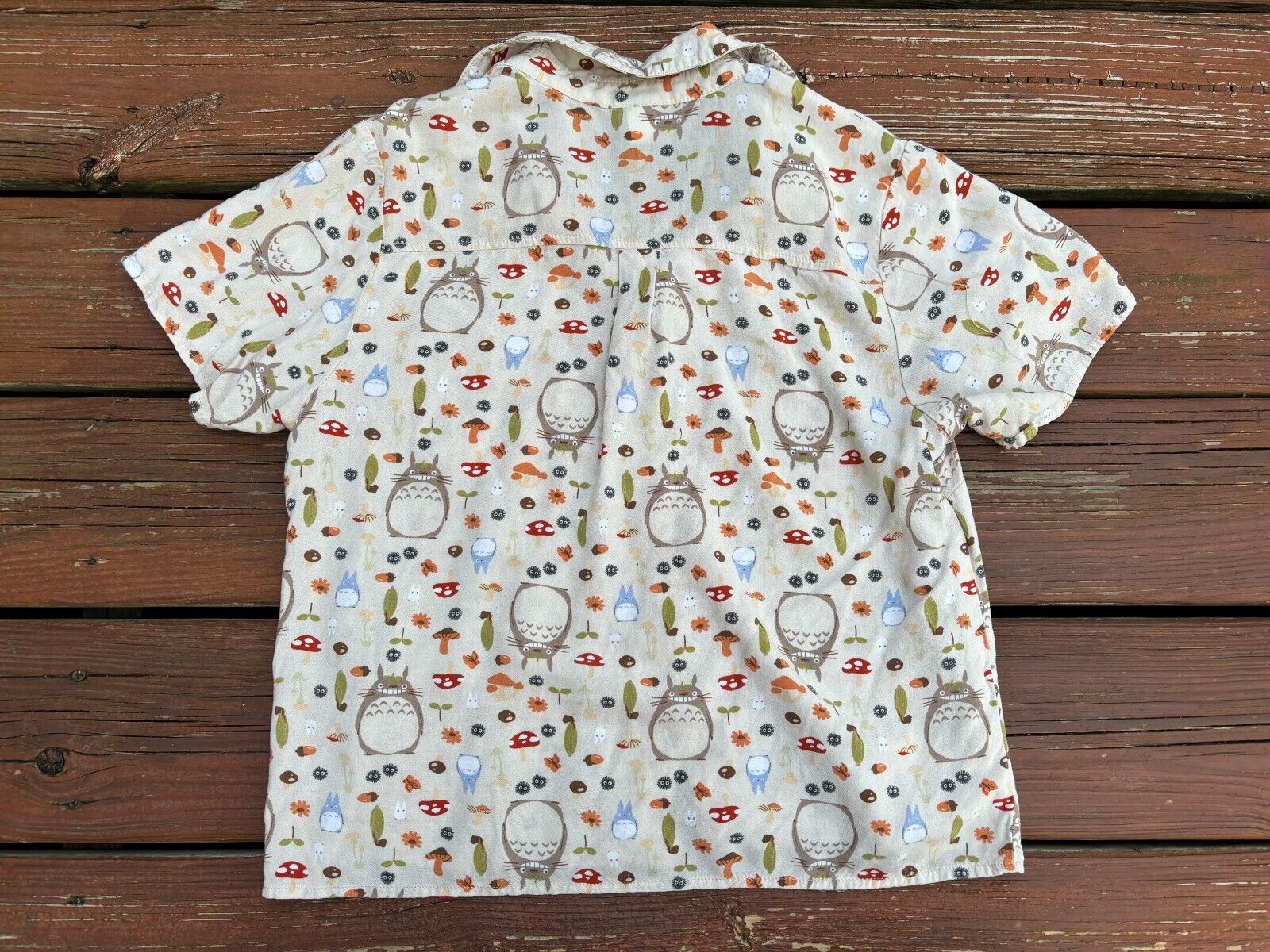Her Universe My Neighbor Totoro Rayon Button Down… - image 7