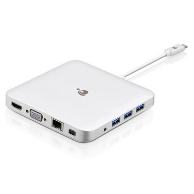 IOGEAR Compact USB-C Docking Station with PD Pass-Through #GUD3C03