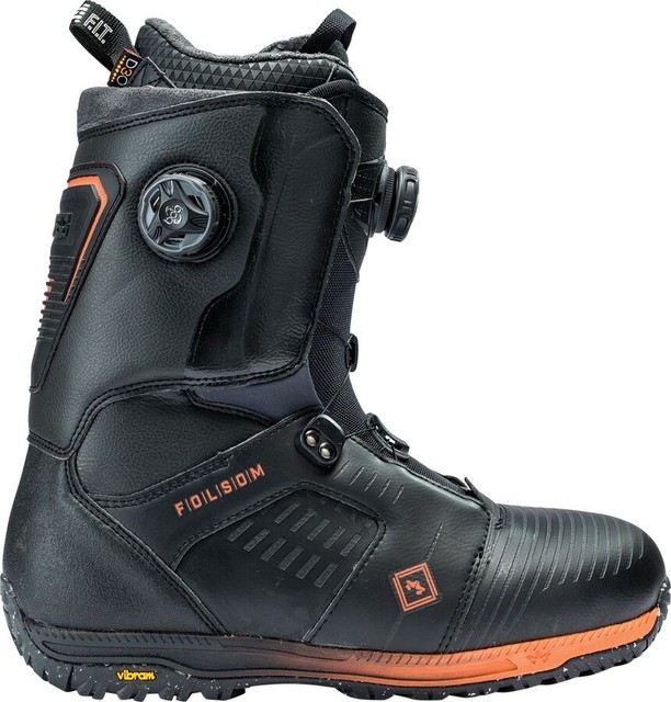 orange snowboard boots