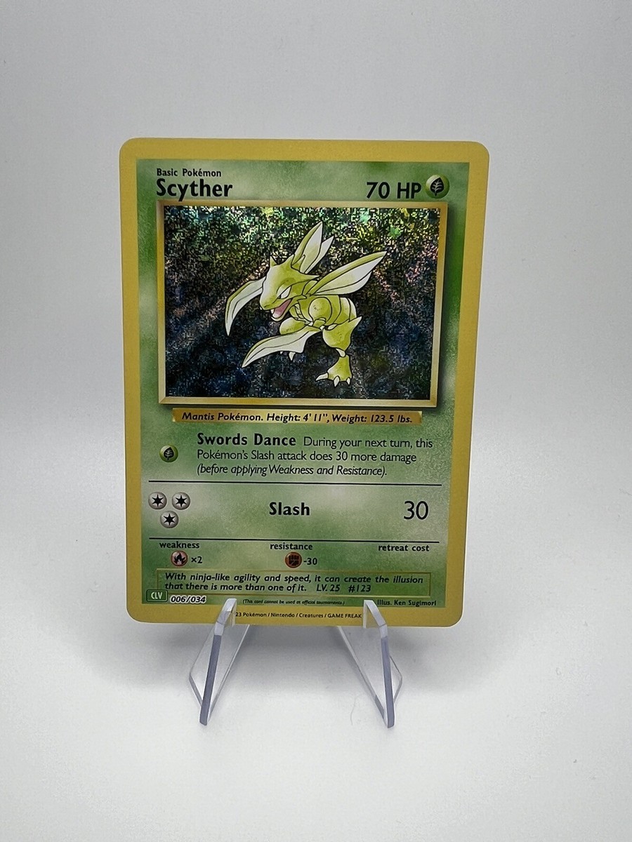 Scyther 006/034 Pokémon TCG Classic ENGLISH Trading Card Game | eBay