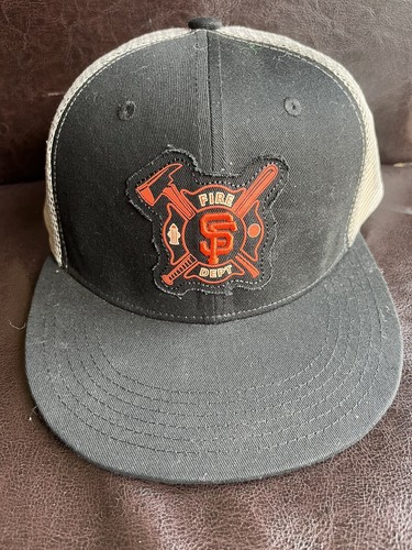 san francisco giants Fire Dept Trucker Hat