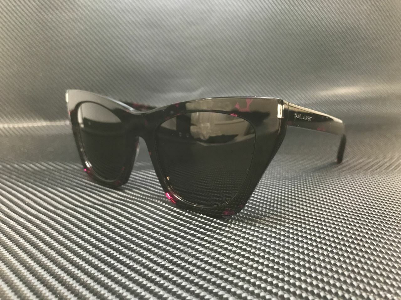 SAINT LAURENT SL 214 KATE 009 Havana Occhiali da sole quadrati da donna 55 mm