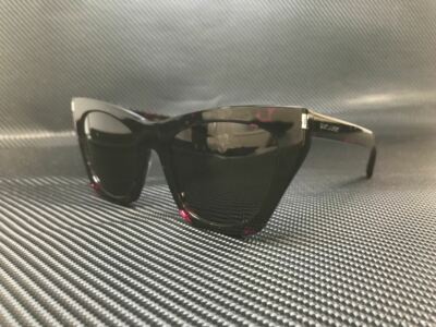 SAINT LAURENT SL 214 KATE 009 Havana Square Women's 55 mm Sunglasses