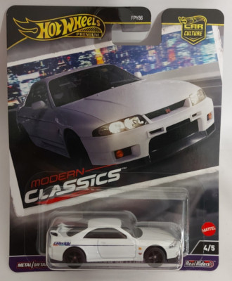 HOT WHEELS PREMIUM NISSAN SKYLINE GT-R (BCNR33) MODERN CLASSICS 4/5 HRV99
