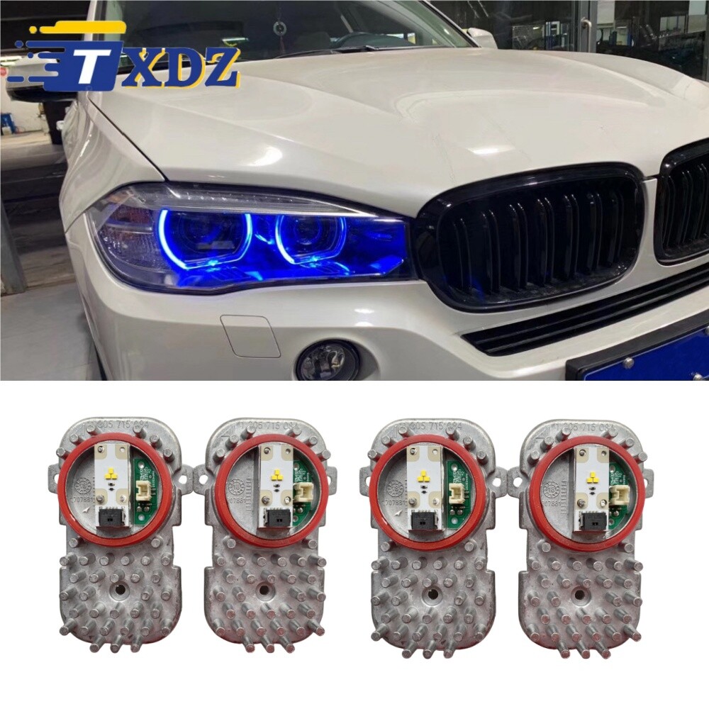 ドラム缶LEDライト内臓No.5 2x Purple DRL LED boards Angel Eye For BMW 5 Series G30 F90 M5 G31
