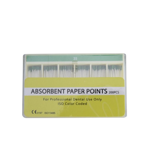 200 Pcs Dental Endodontic Gutta Percha Point Absorbent Paper Points Sterile - Picture 9 of 29