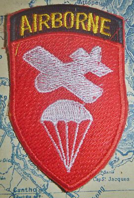 Patch - US AIRBORNE COMMAND - D DAY - BULGE - 82nd, 101st, Bastogne, WWII, D.235