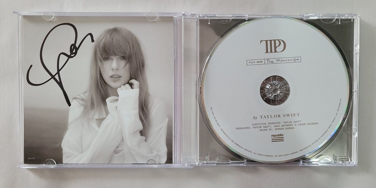 The Tortured Poets Department TTPD Taylor Swift SIGNED CD The Tortured Poets Department TTPD Taylor Swift SIGNED CD