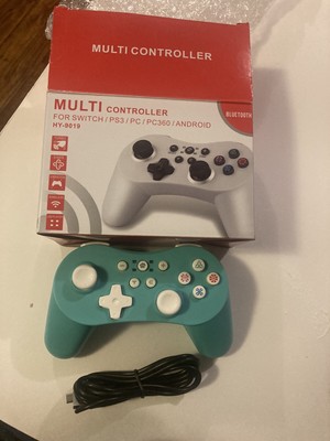 New Wireless Game Multi Controller For Pc/Switch/ Ps3/ Android Mint Green  