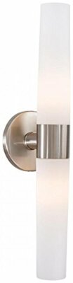 George Kovacs P5042-084 Saber 2 Light Bath with Cased Etched Opal Glass Vanity,