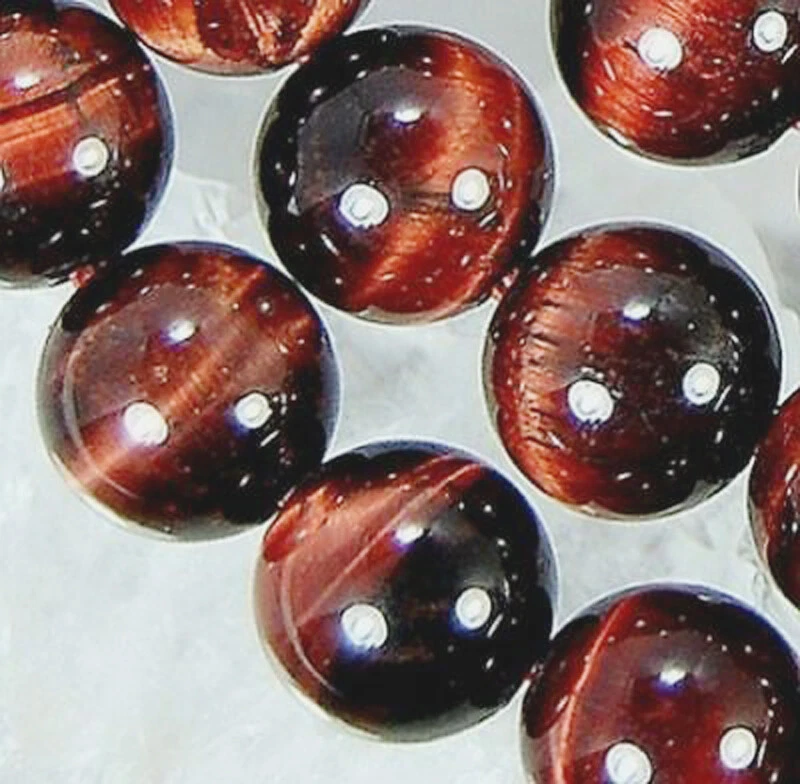 4/6/8/10/12/14 mm piedras preciosas naturales ojo de tigre cuentas sueltas redondas 15"" Chatoyant Foto 4 de 4