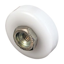Prime-Line 7/8" D X 1/4" Nylon Shower Door Roller Wheel Replacement Part 2 pk