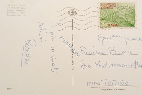 Cartolina - Ischia - Forio - Giardini Poseidon - 1971 - Picture 2 of 2