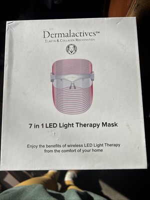 Dermalactives 7 in 1 LED Light Therapy Face MASK Anti-Aging