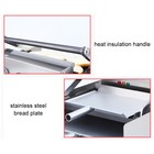Commercial Electric Hamburger Baking Machine Double Layer Burger Bread Toaster