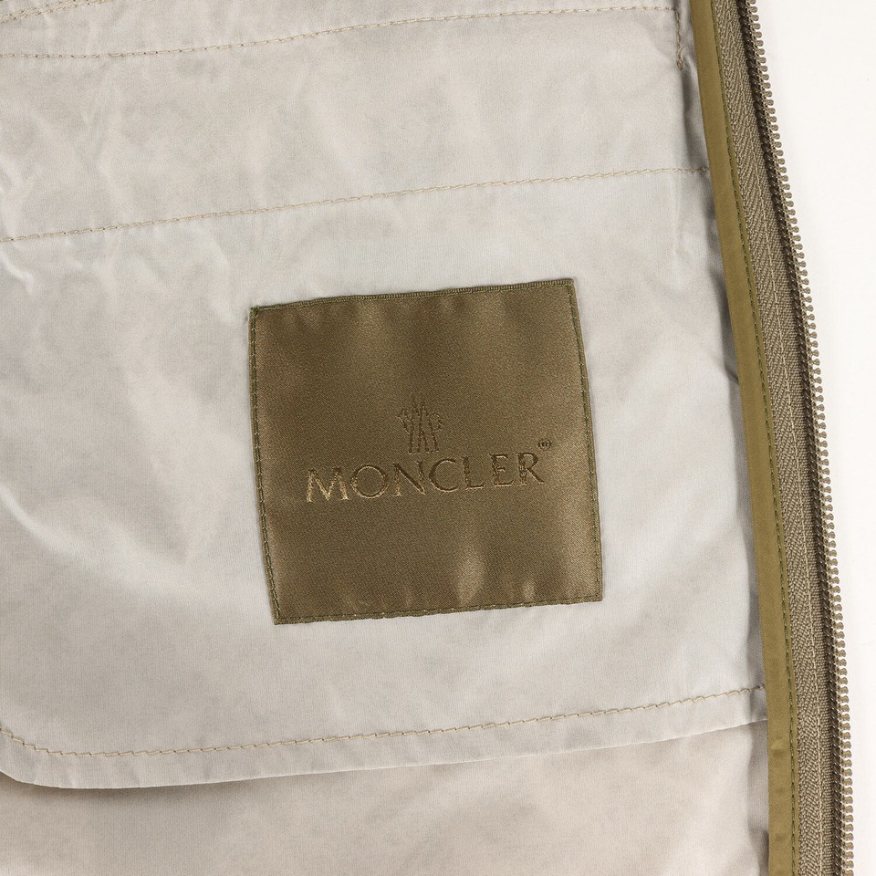 MONCLER Jacket Size 1 22SS Arm Patch Stand Collar Allover Pattern