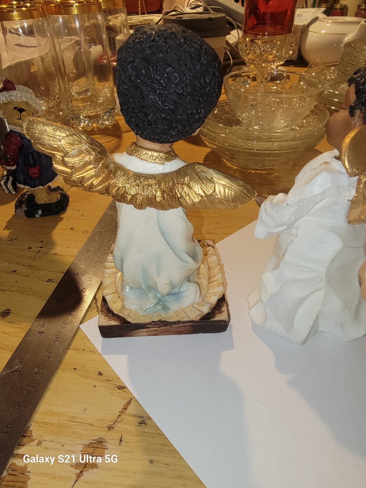 african american angel figurines eBay