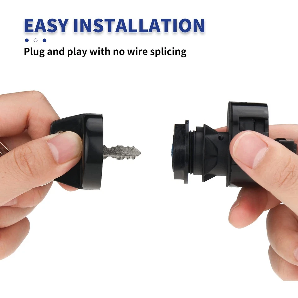 2x Interruptor de arranque con llave de encendido 6 PIN 3 posiciones para Polaris RZR Ranger Sportsman Foto 4 de 4